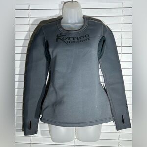 KUTTING WEIGHT Sauna Suit Weight Loss Neoprene Shirt Top Long Sleeve Size S